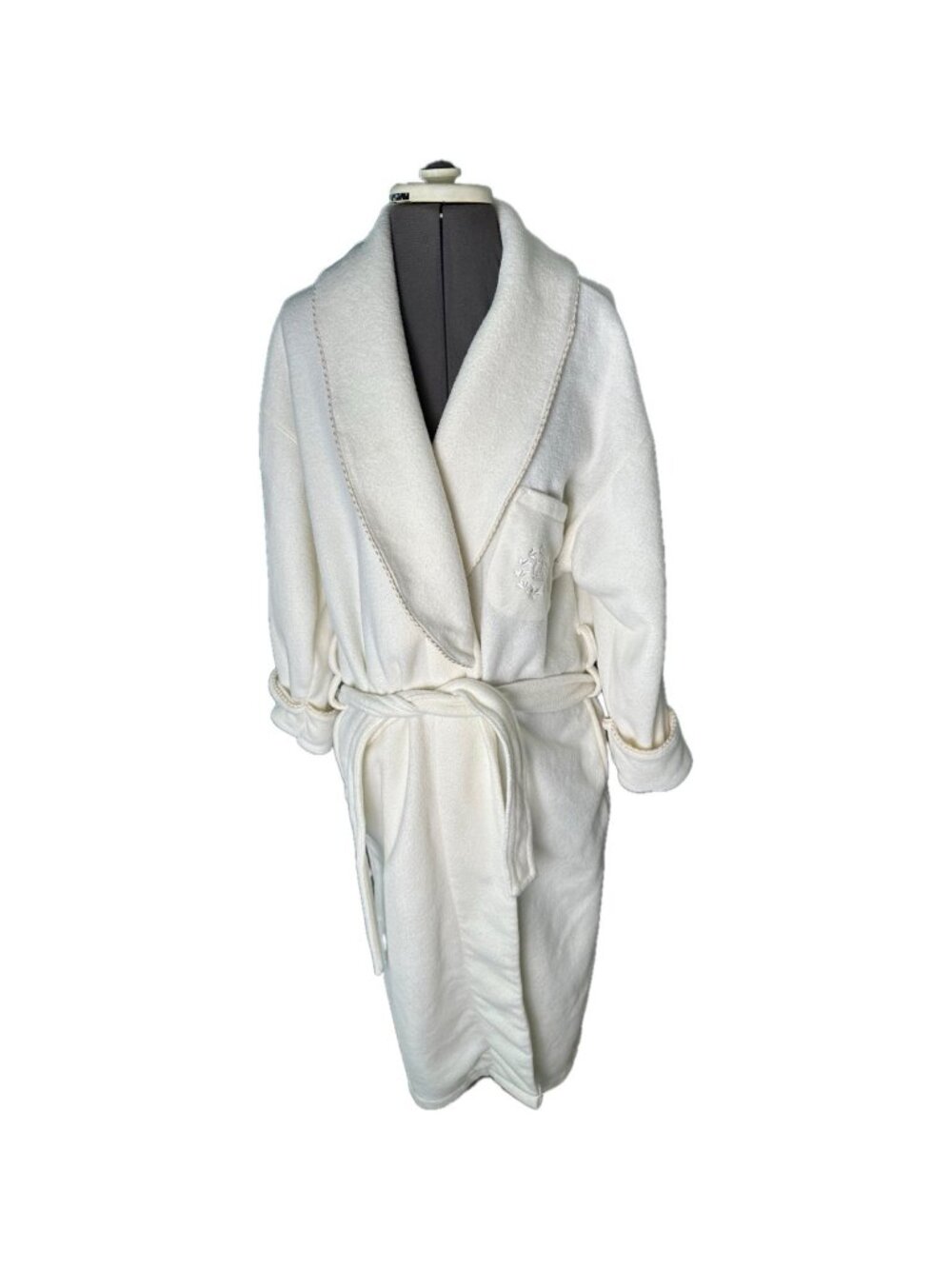 Erika Taylor Country Spa Bathrobe Belted Soft Cozy Robe Hotel Style Women’s S